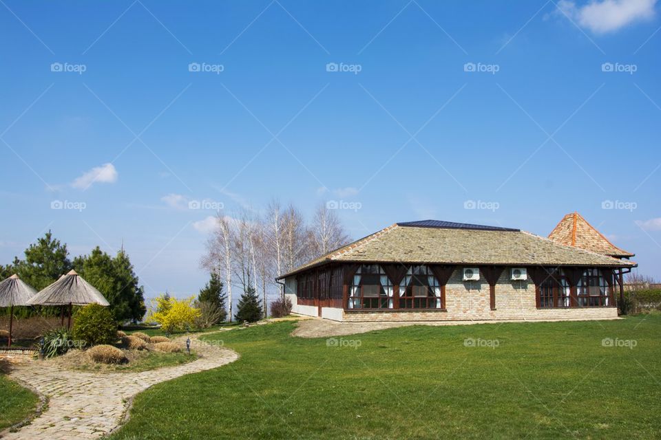 residence house in countryside