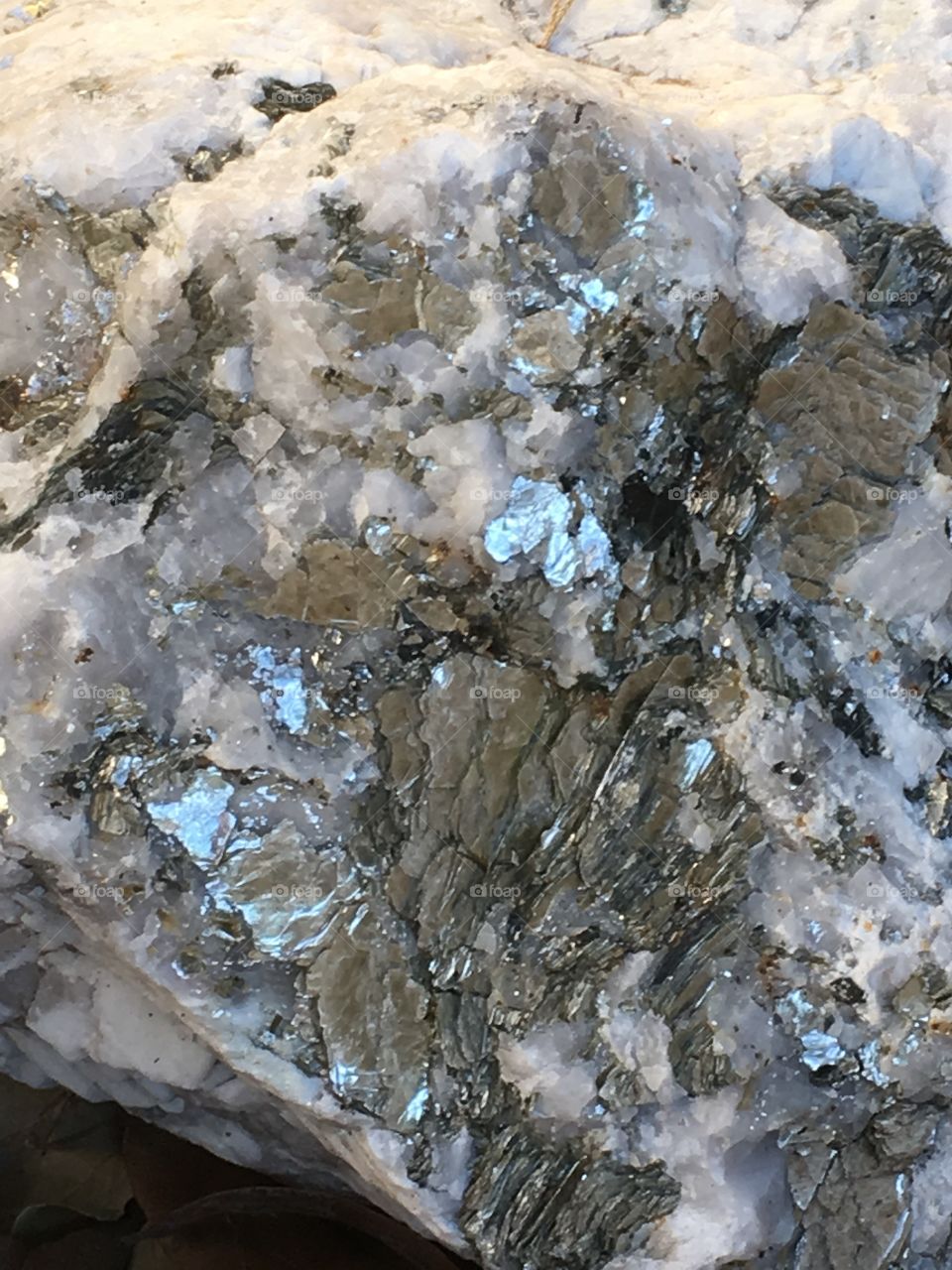 Beautiful sparkly rock. 