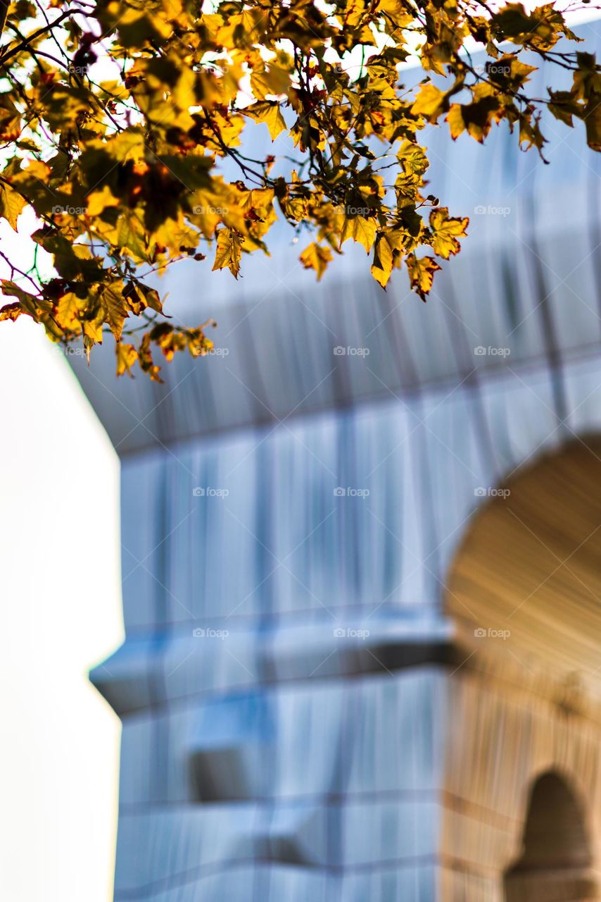 Arc De Triomphe in Autumn 