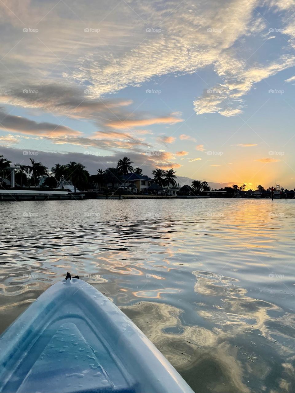 Kayaking Florida Keys sunset