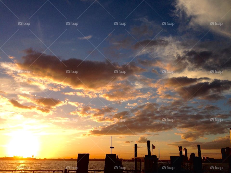 Sunset, Battery Park