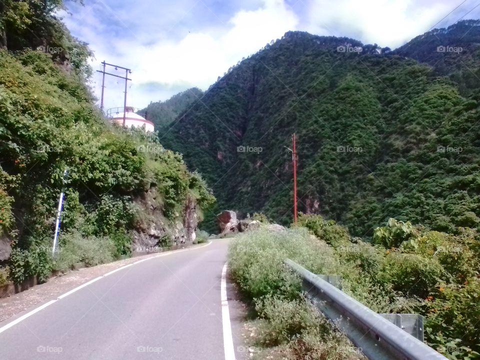 road, hill