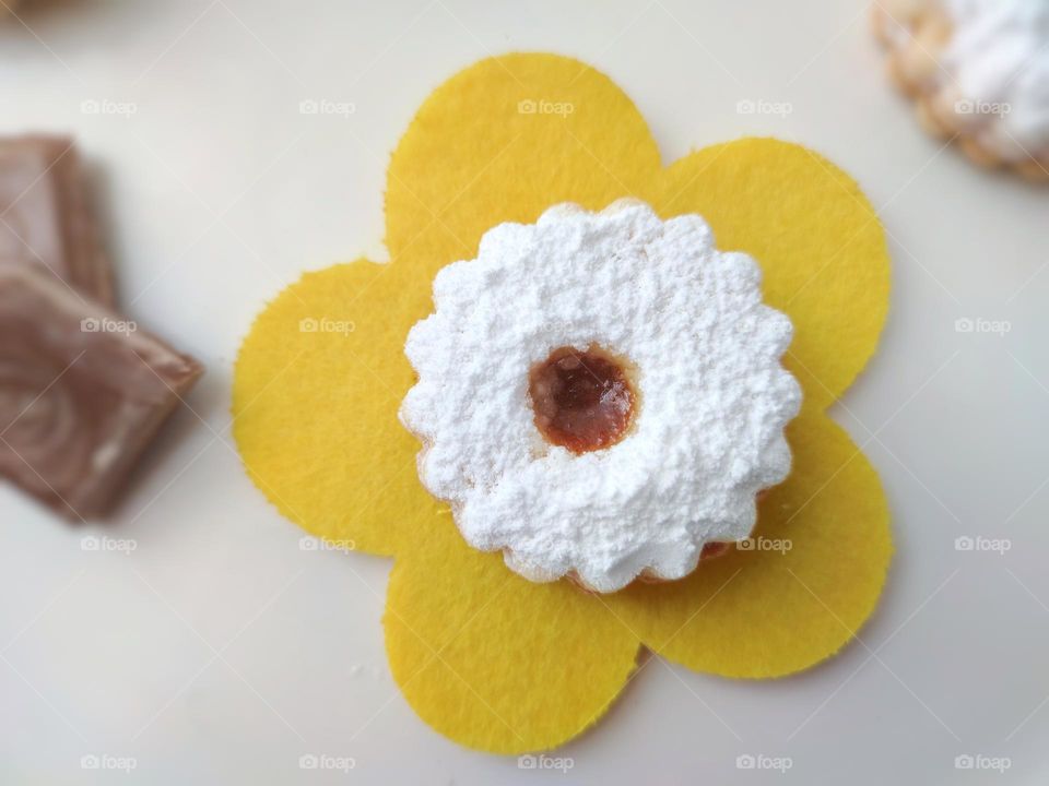 home made biscuit (sablé ) traditional sweet