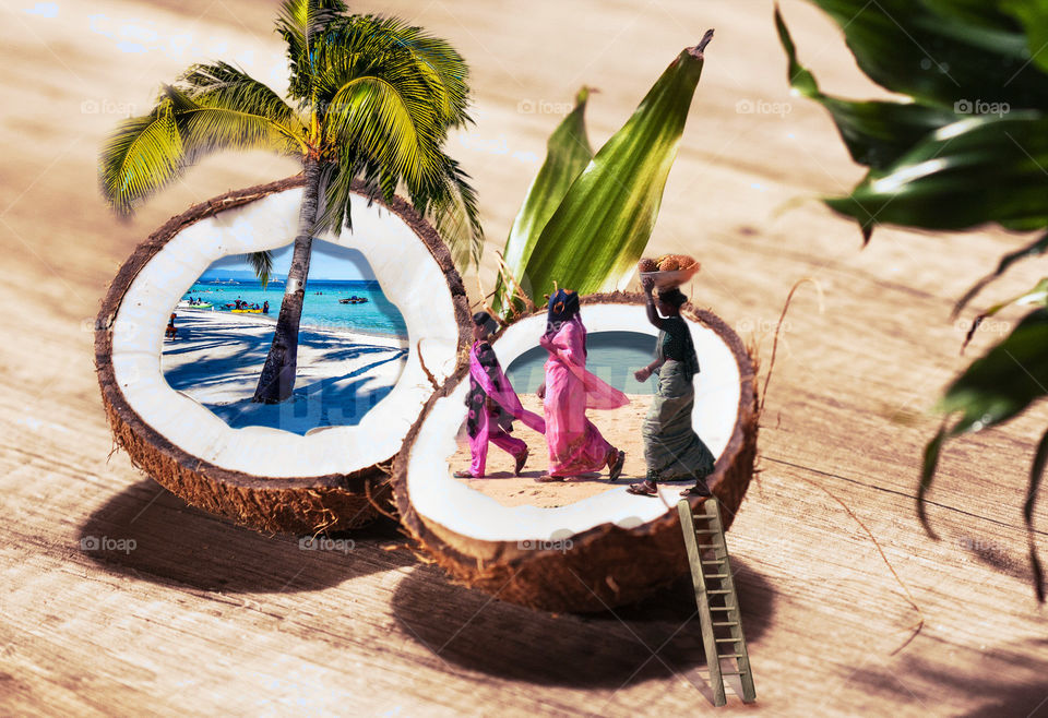 #coconut #tree #enviornment #people #manipulation #ps #adobe #photoshop #edits #3d #designgraphic  #DoubleExposure #effect