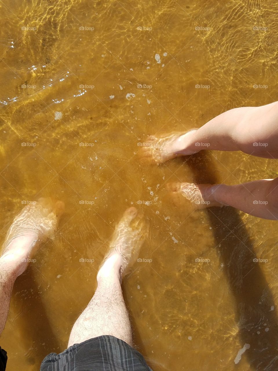 water feets