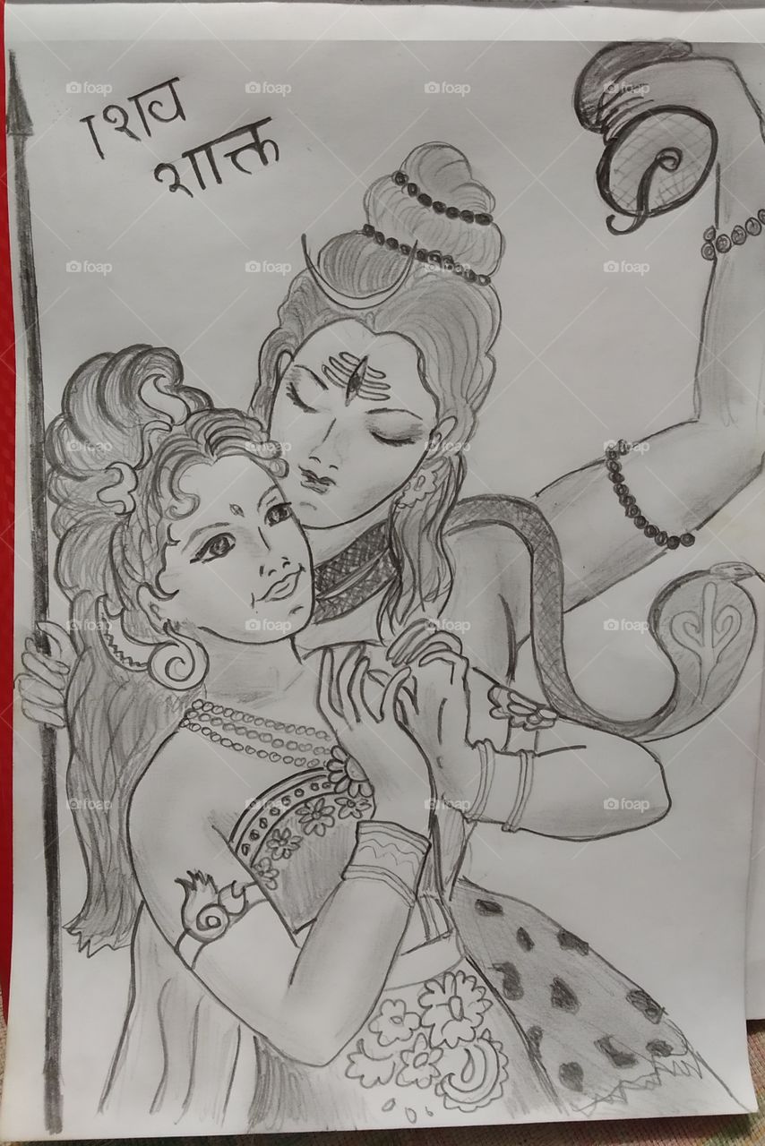 Shiva and Shakti, my art