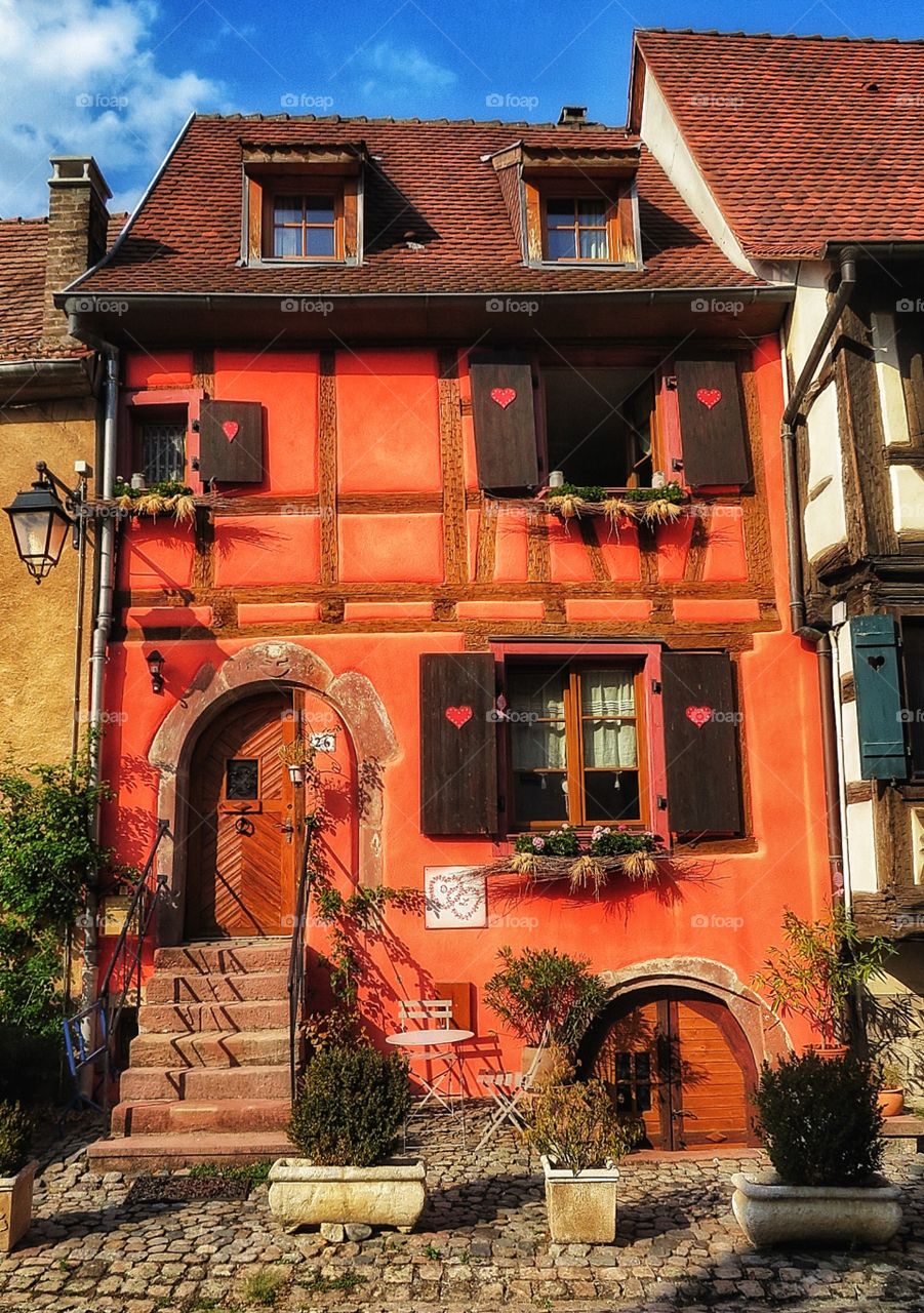 Alsace typical house