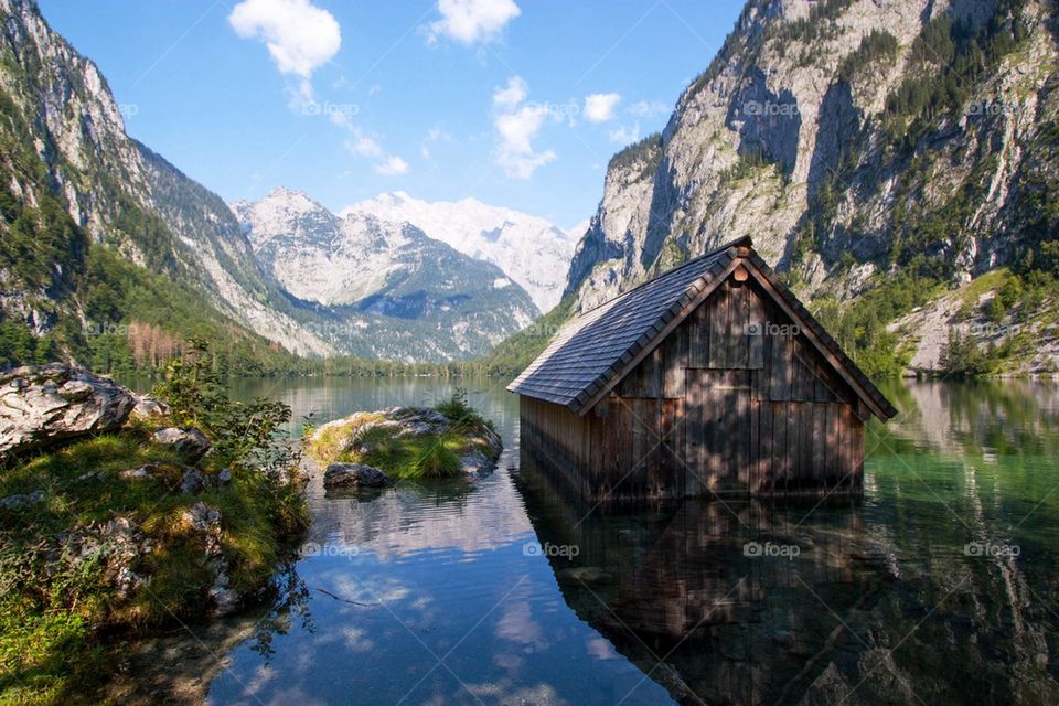 Gorgeous reflections on Obersee 