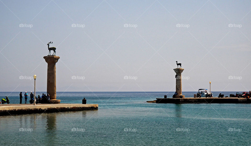 port in Rodos