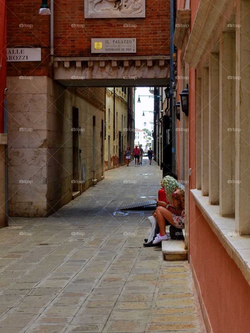 Colorful in the alley