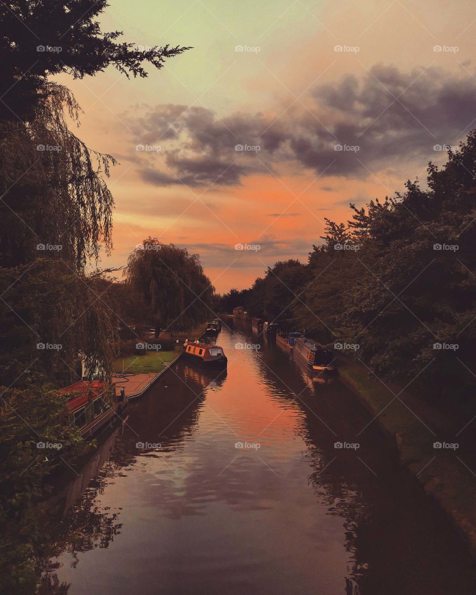 Reflections on the water