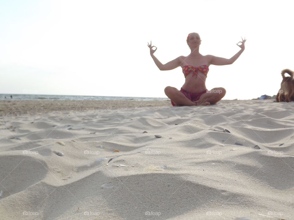 Girl on the beach