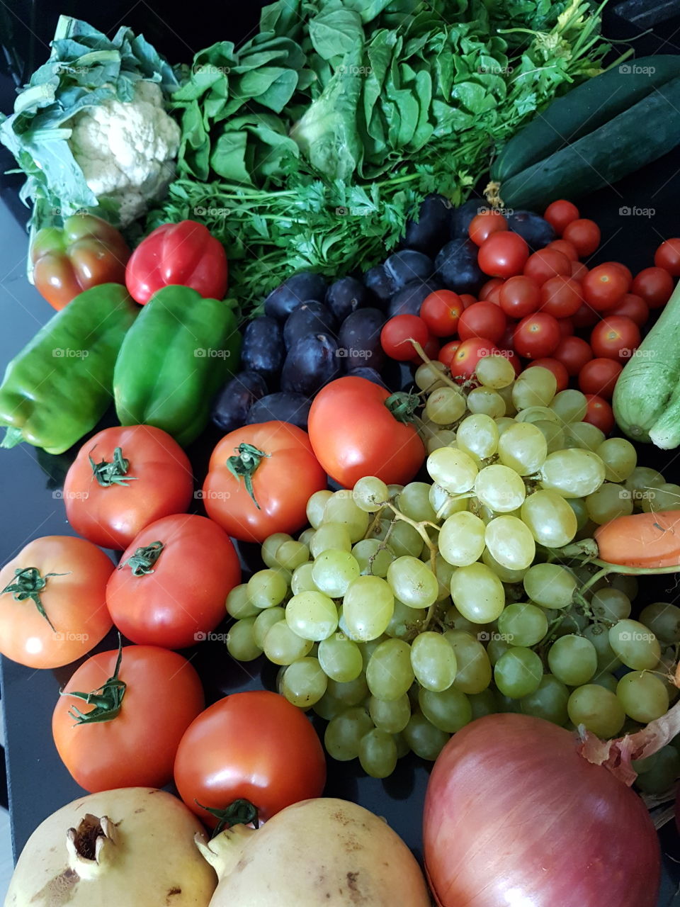 Market, Grape, Health, Ingredients, Cabbage