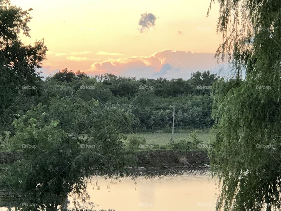 Just After Sunset at Holiday Lake