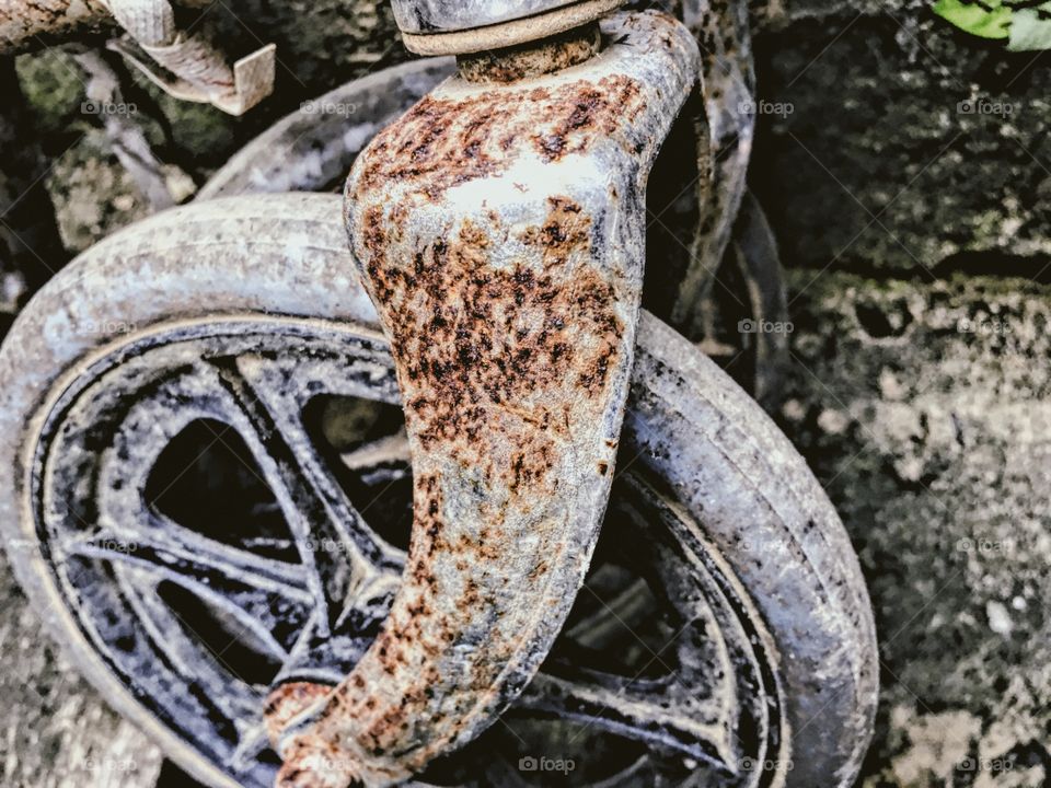 Rusty wheel