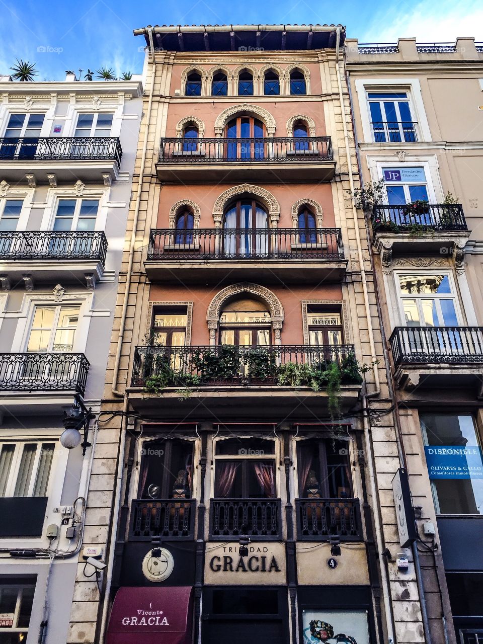 Casa de Manuel Monforte, calle de La Paz 4 (Valencia - Spain)