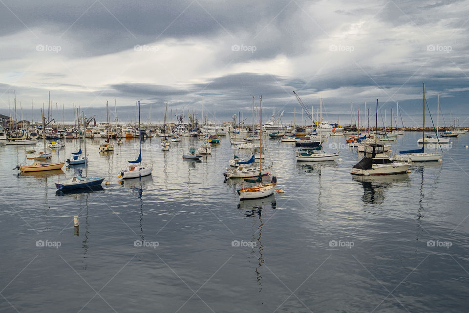 The boats at Monterey, USA
