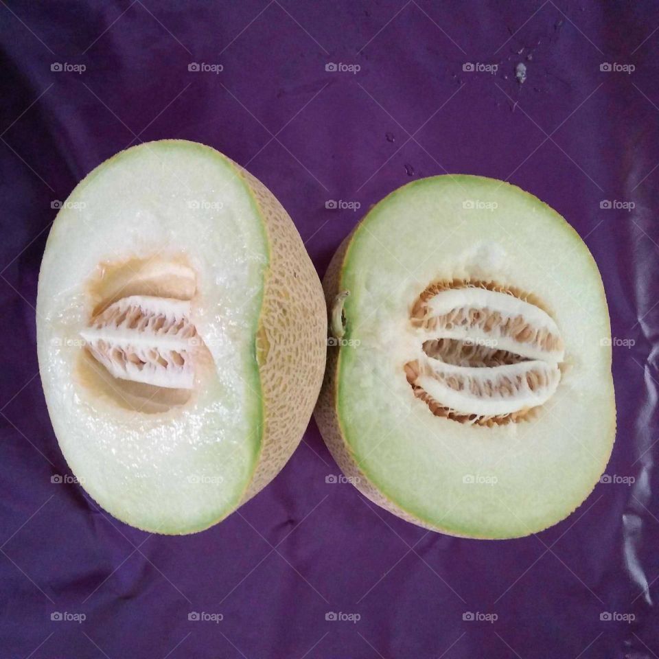 Beautiful melon fruit.