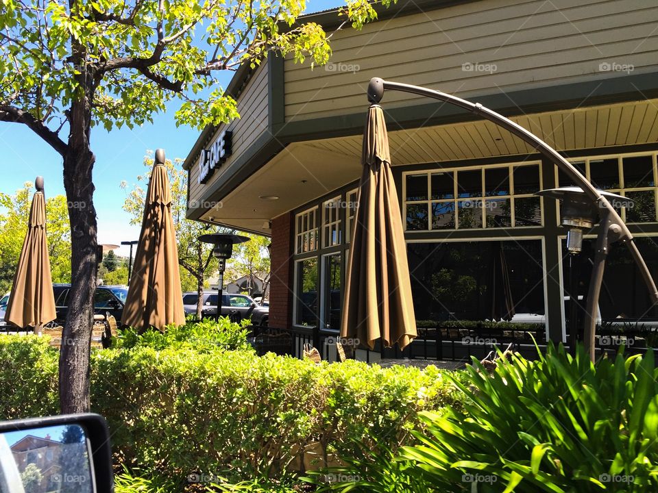 Patio umbrellas