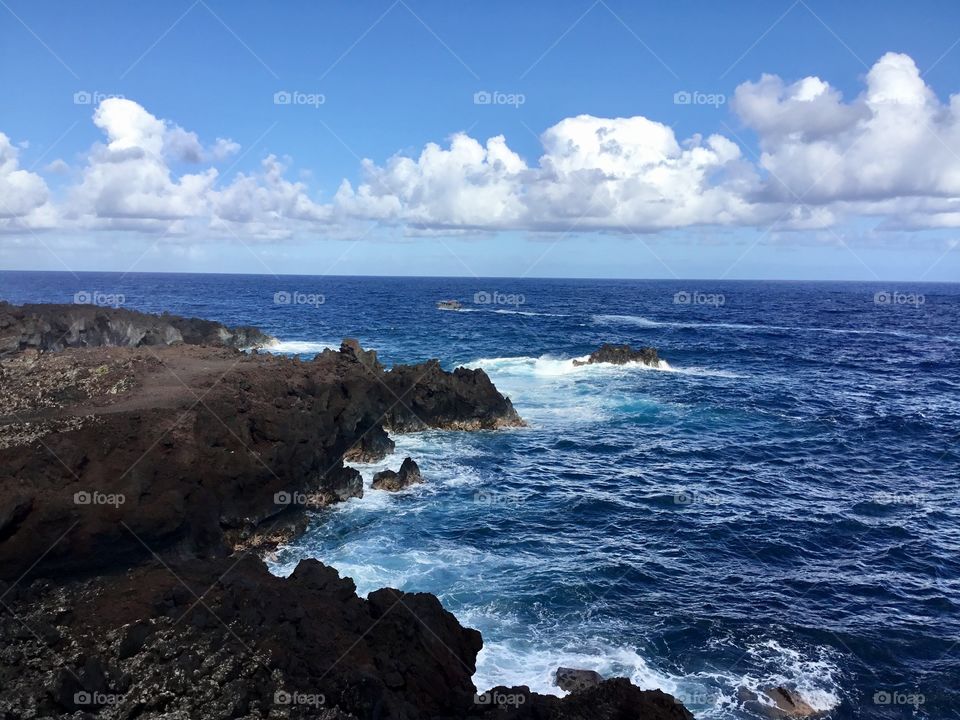 A boat in the distance