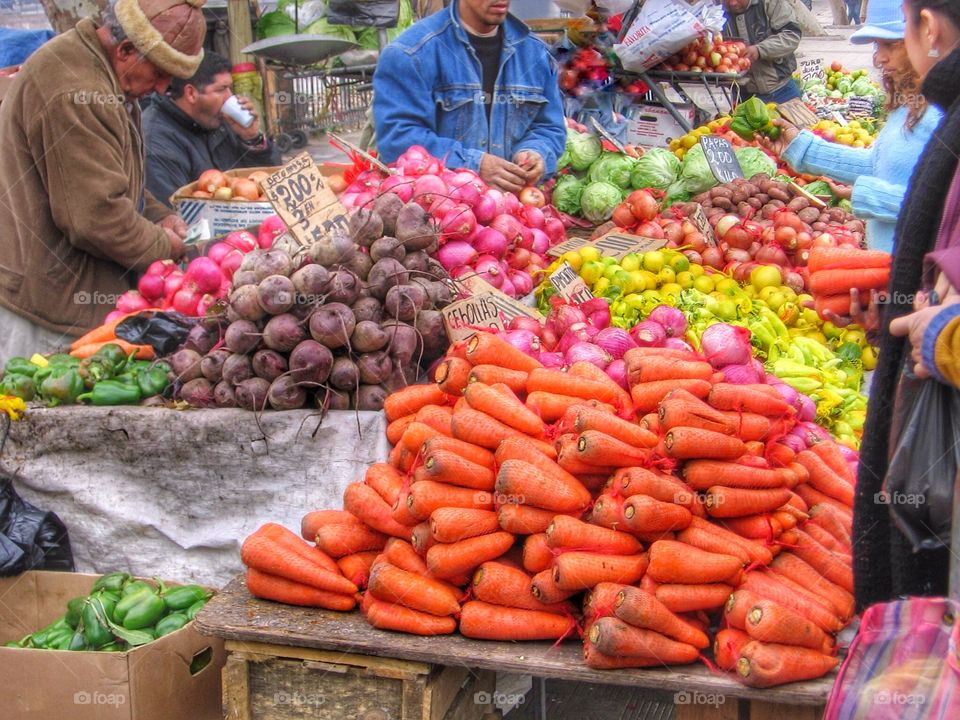 Fresh Vegetables at Market