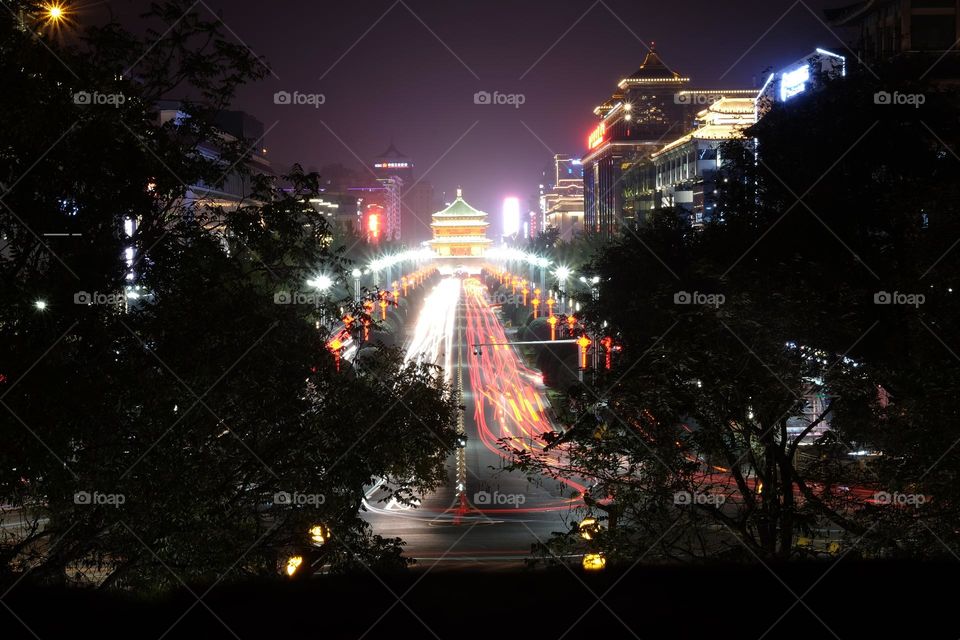 Move through the past 