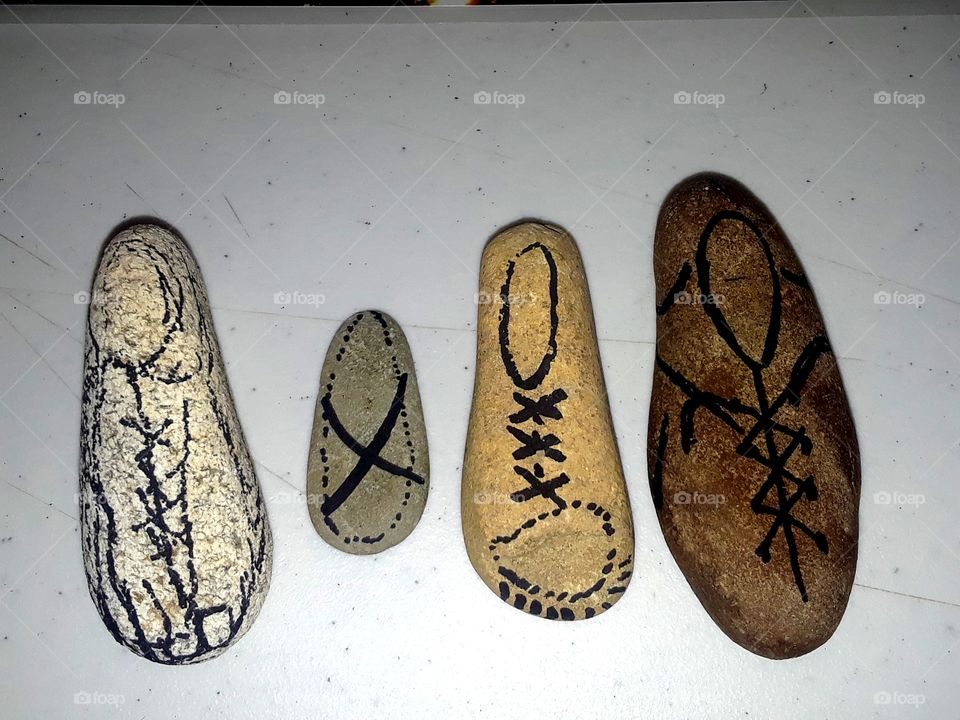 Painted Rocks Series