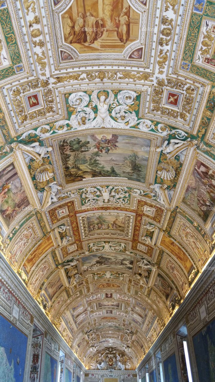 Vatican ceiling