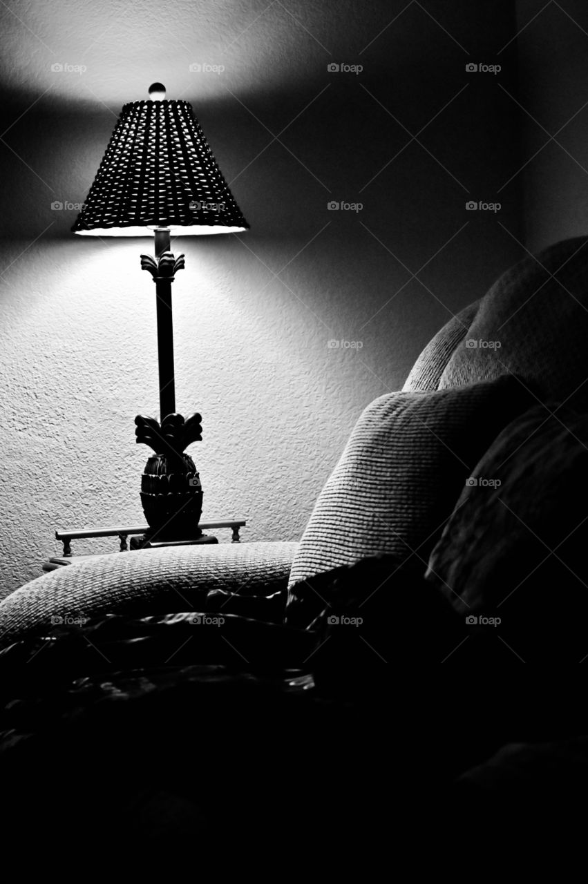 The cozy part of our couch at home, have a seat and relax your back on a perfect night. 