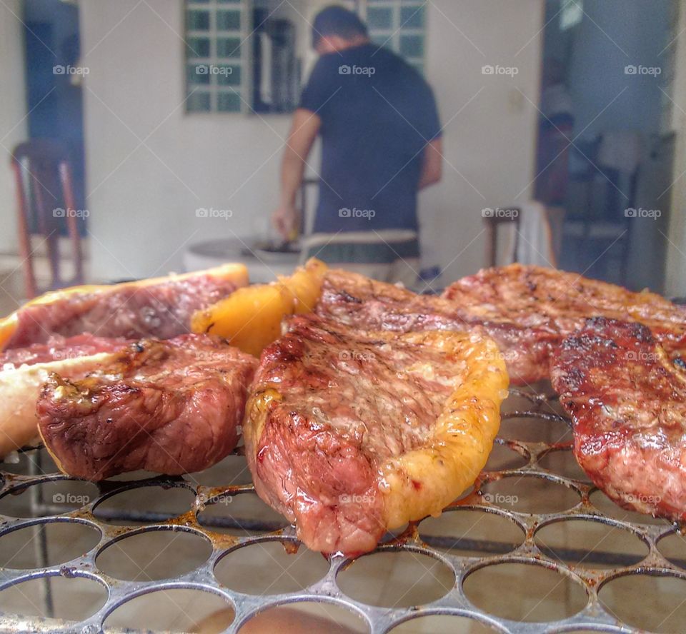carne churrasco brasa