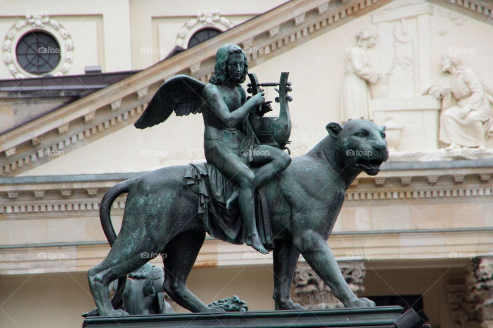 statue berlin gendarmenmarkt by stef79