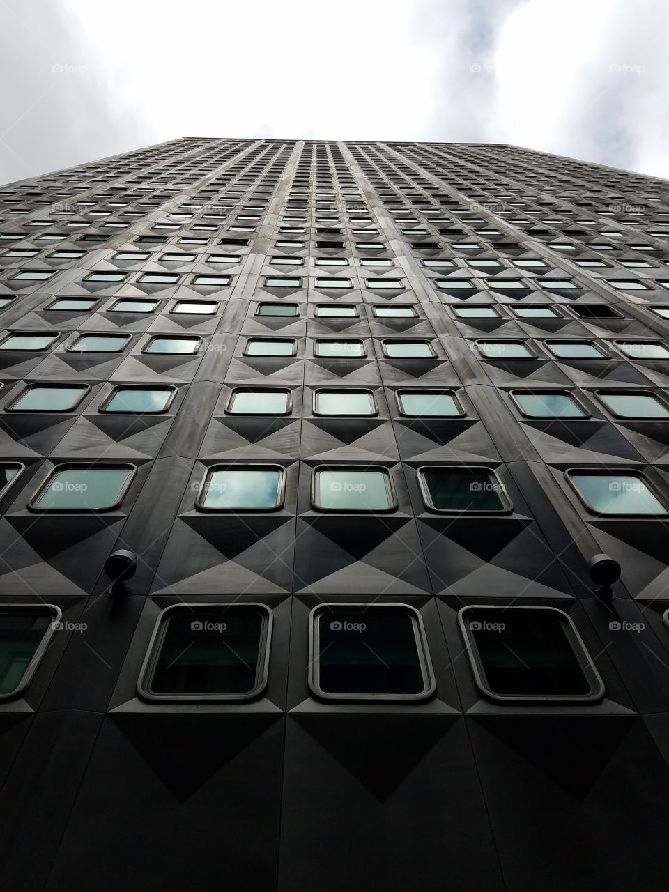 city building up, close and personal