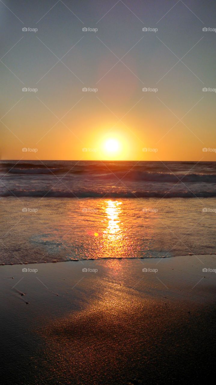 Sunset on the Beach