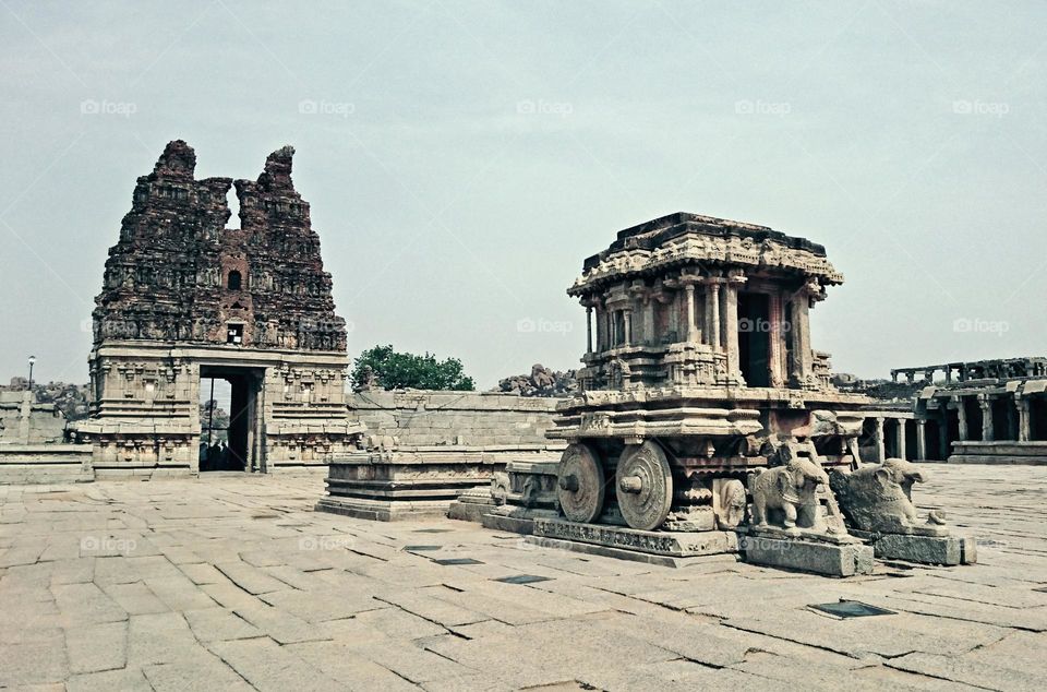 Architecture - Stone chariot - Tourism 