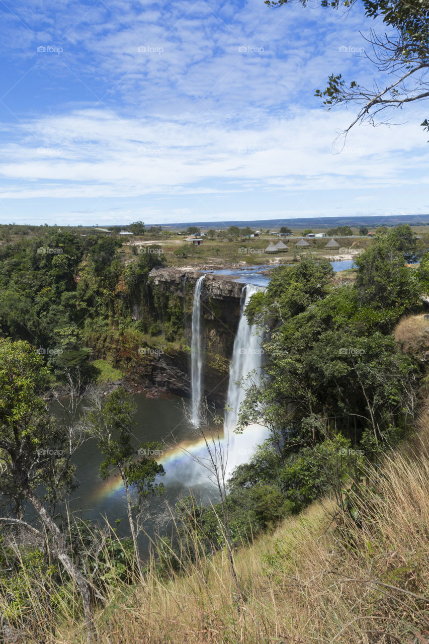 Kama Meru Falls, Gran Sabana in Venezuela.