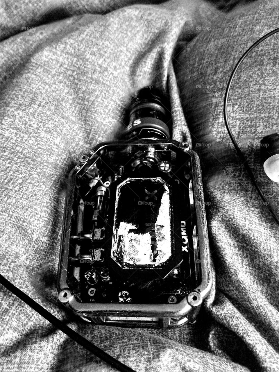 my vape in black and white