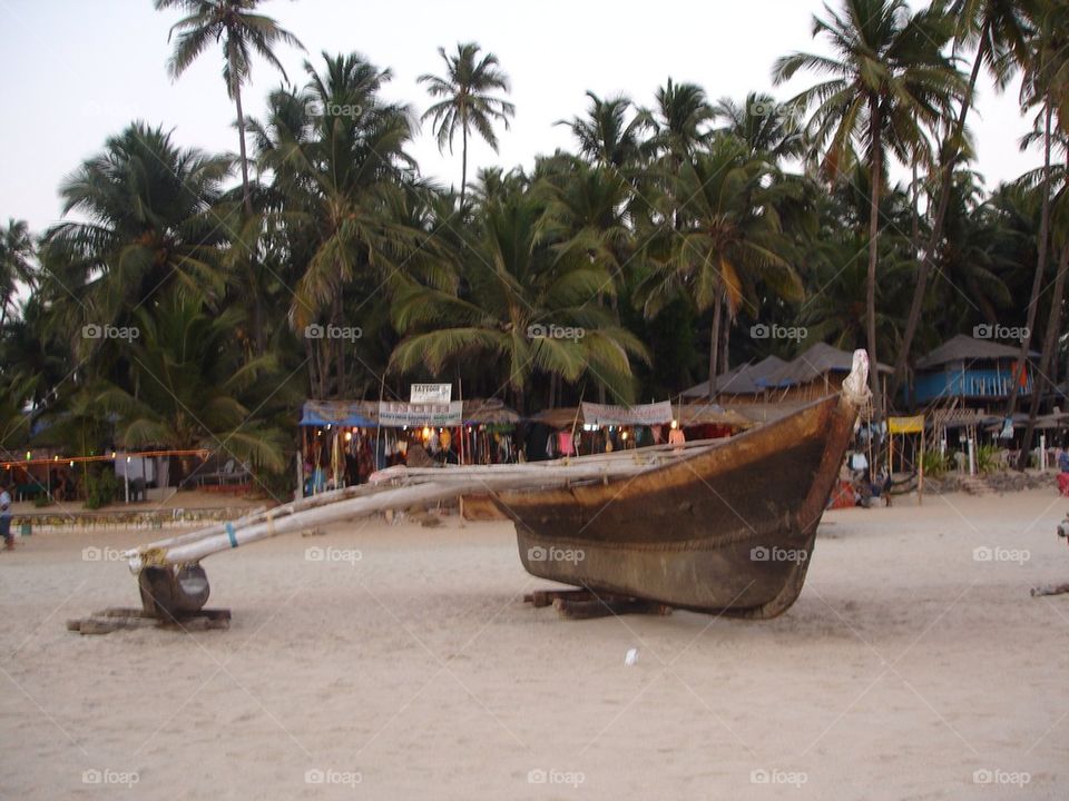 Boat in Goa