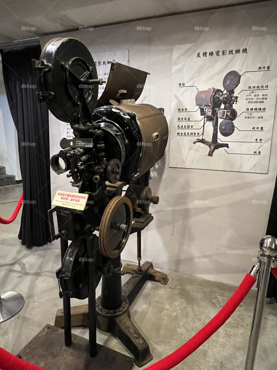 Old camera in shengping theater