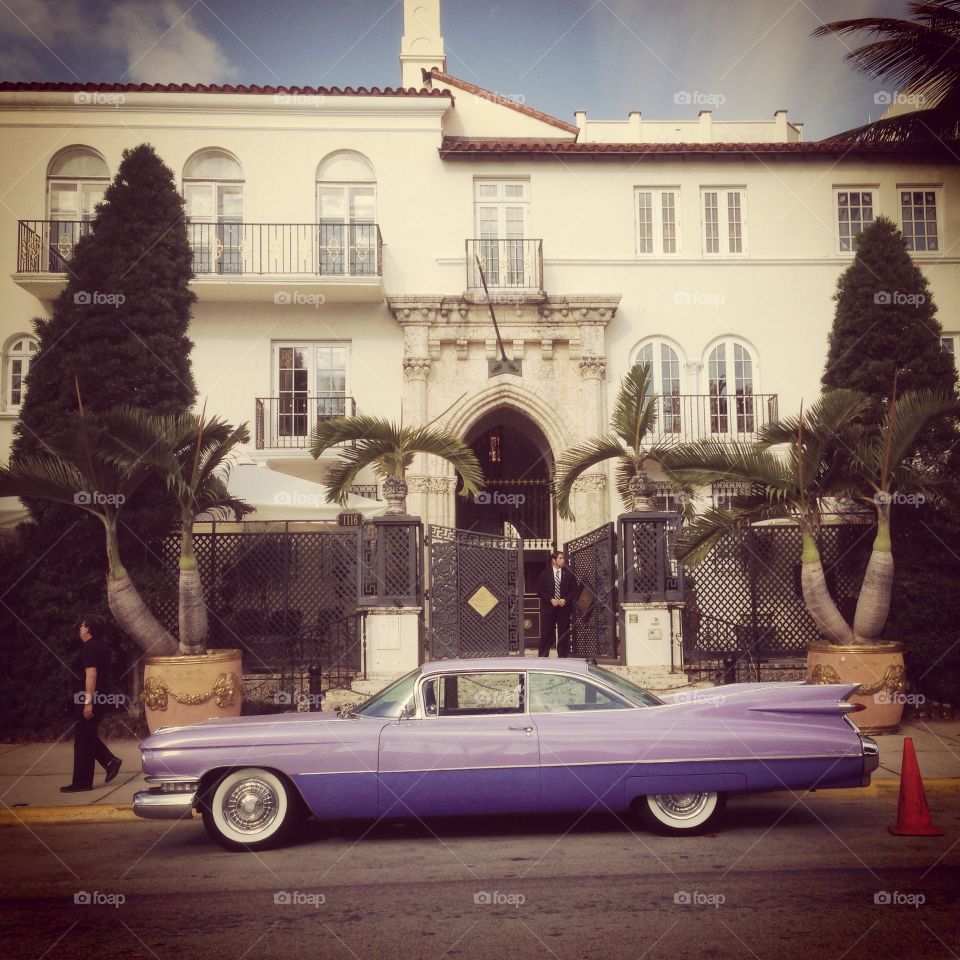 Purple Cadillac  