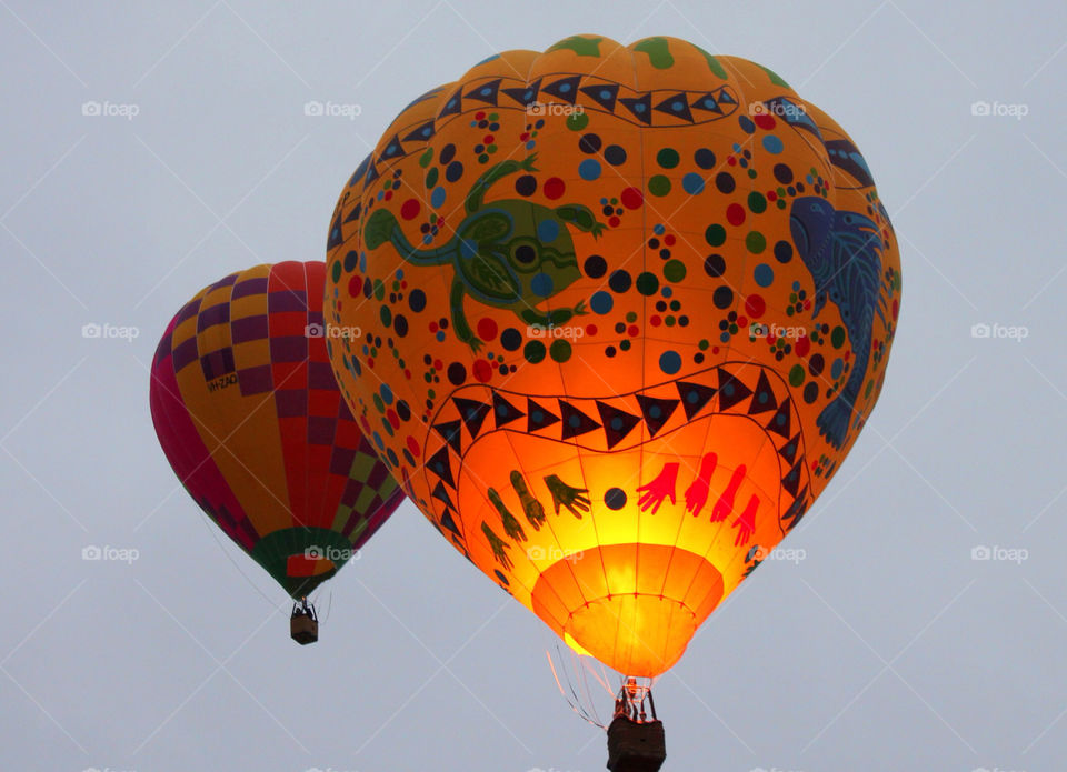 hot fire flight balloon by cataana