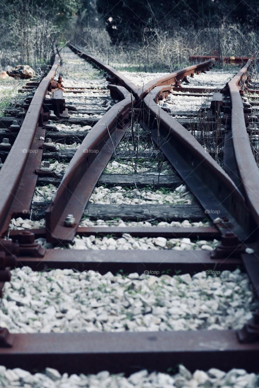 Old train tracks 