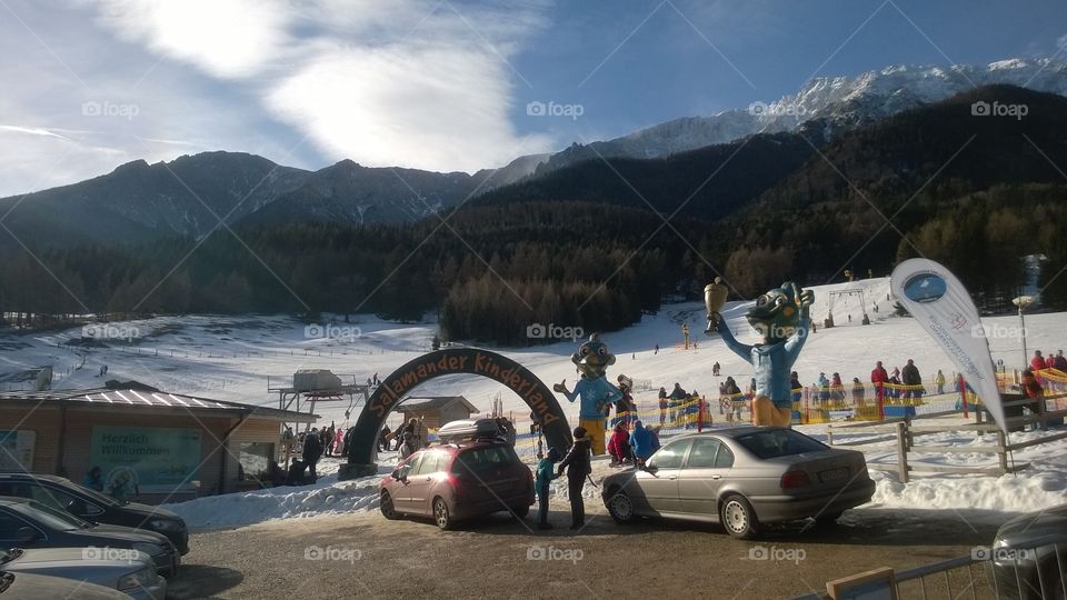 Ski resort in Austria