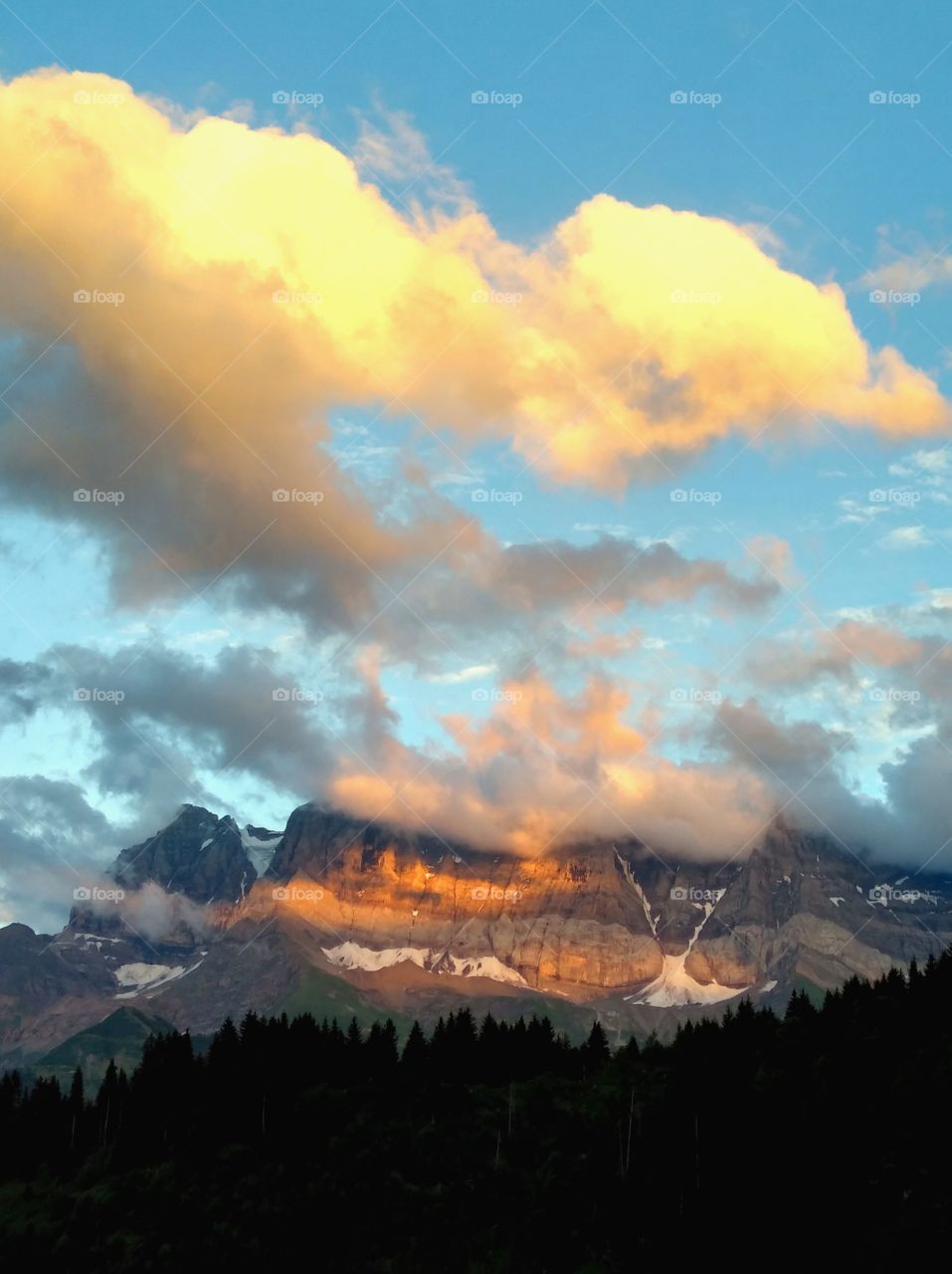 colourful clouds