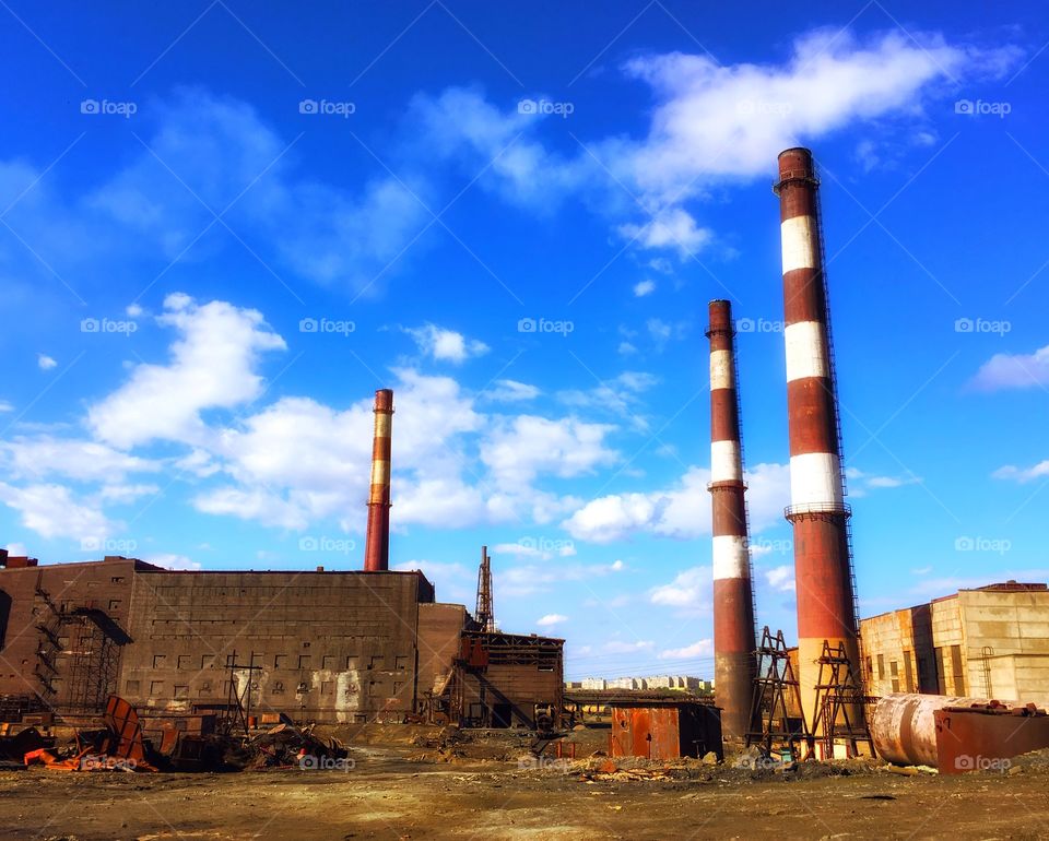 Old metallurgic factory 