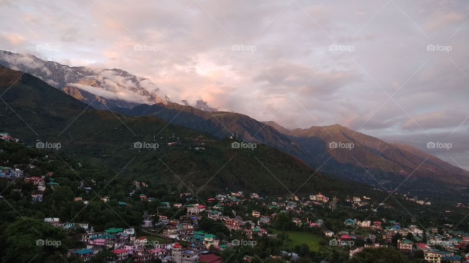 Dhauladhar mountain range