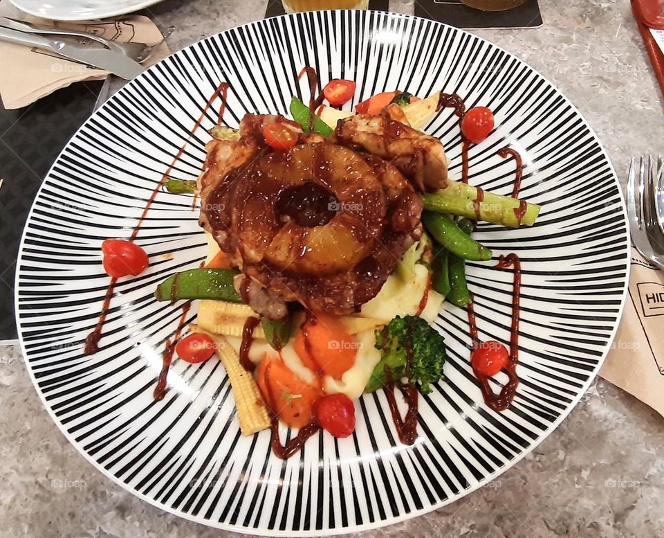 baked pineapple chicken