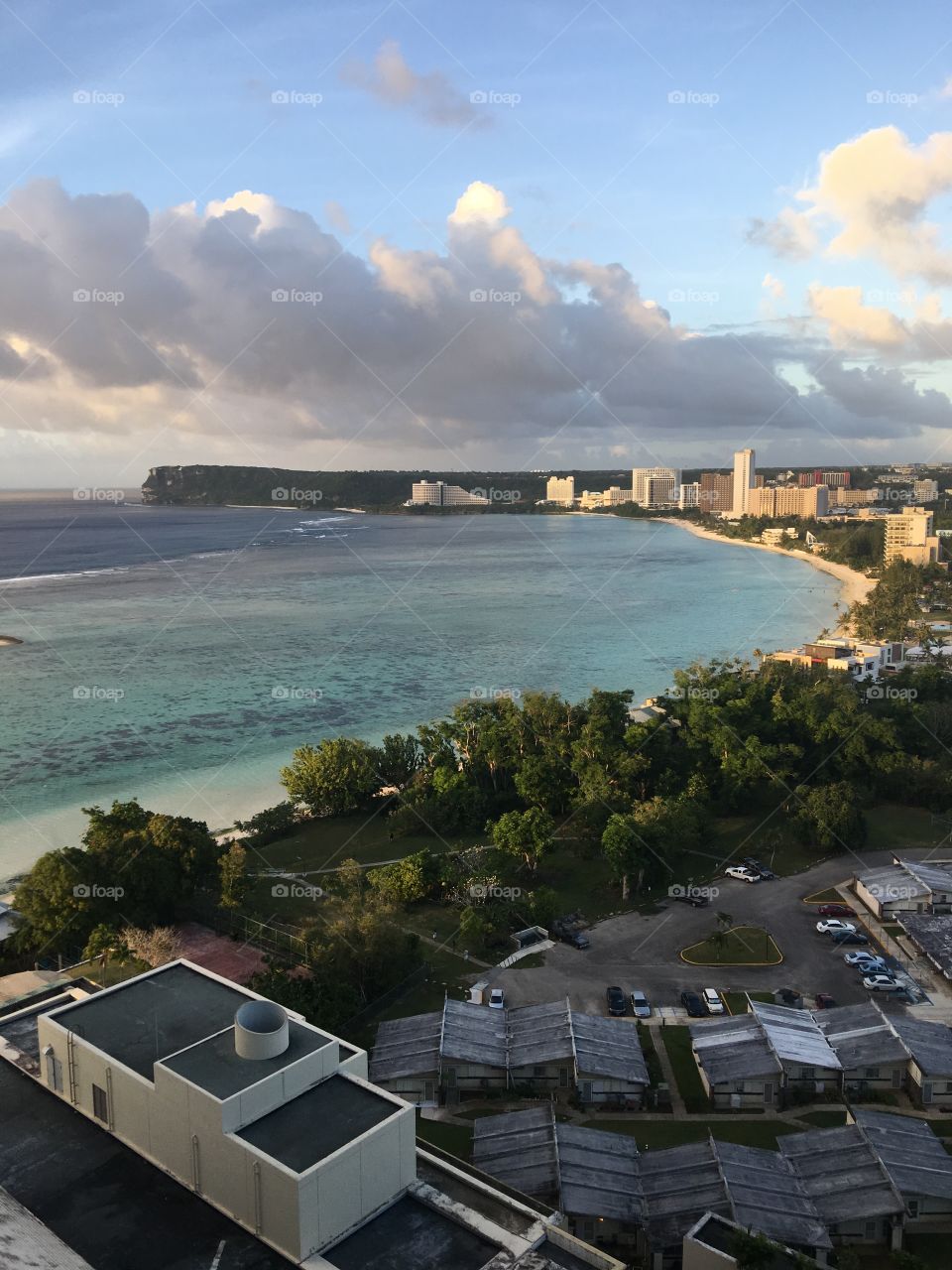 View of Guam from above. 