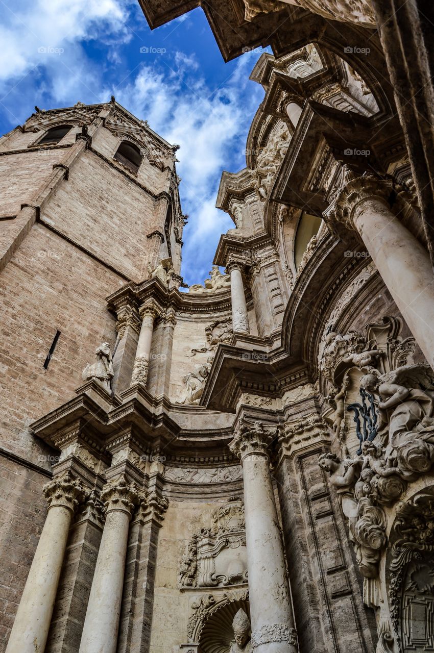 Catedral de Valencia y Torre Campanario del Miguelete (Valencia - Spain)
