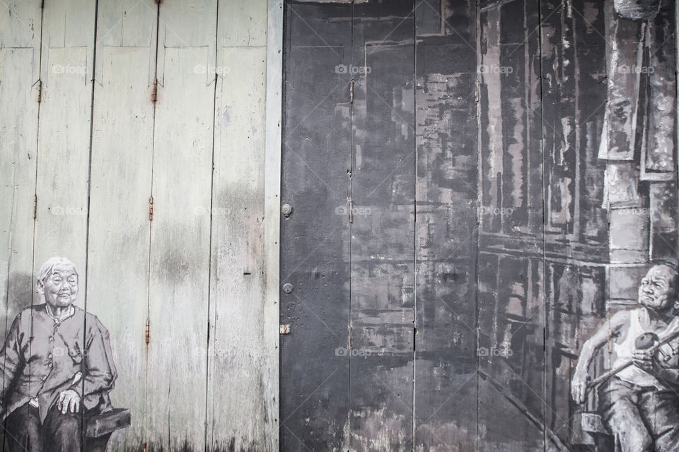 Graffity on the wall