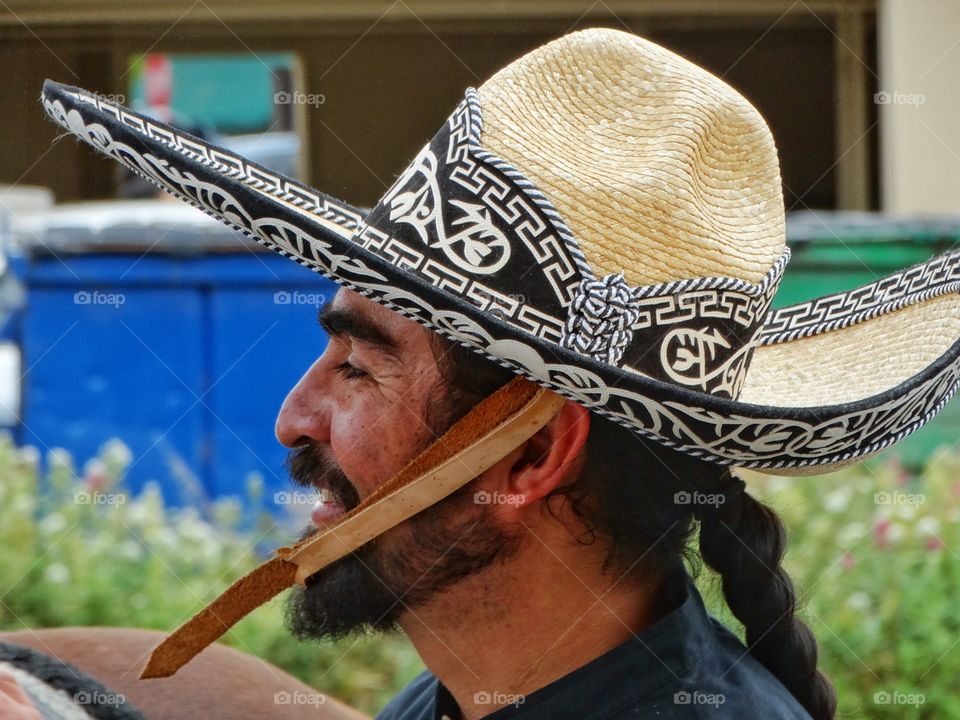 Mexican Cowboy. Mexican Cowboy In Traditional Costume
